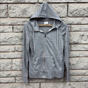 Womens Danskin Now Grey zipped vest sz M